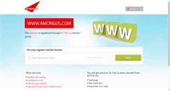 Desktop Screenshot of amongus.com