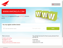 Tablet Screenshot of amongus.com